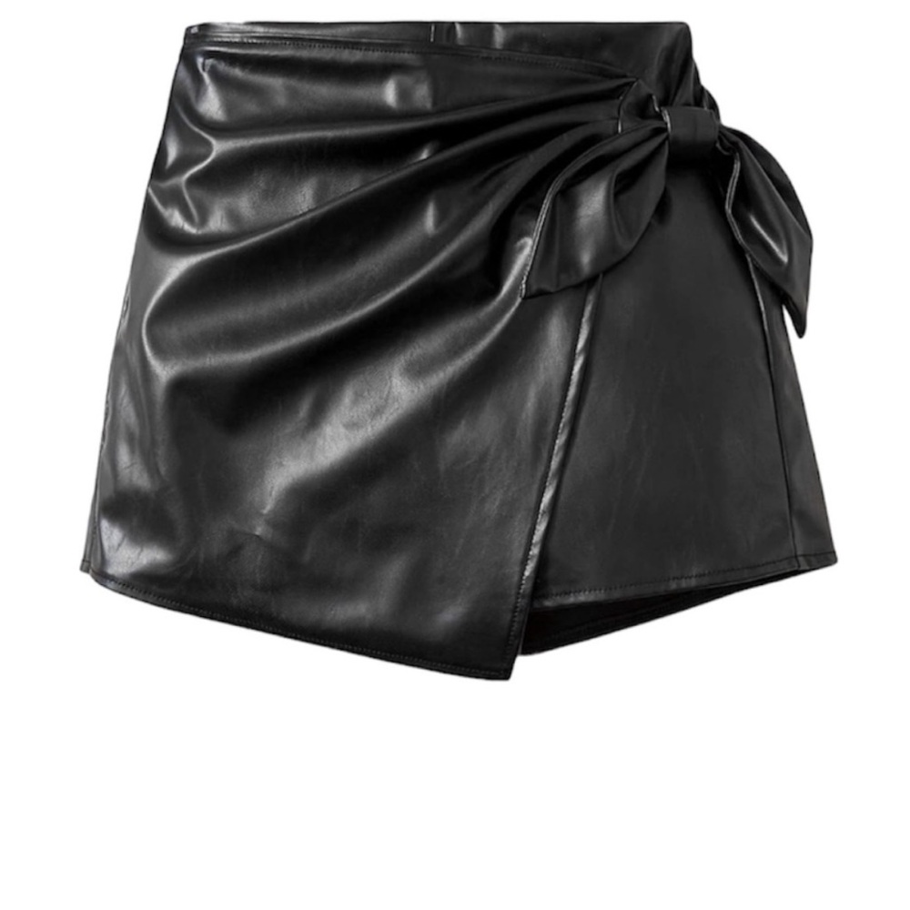 Jason Wu faux leather wrap skirt NWOT